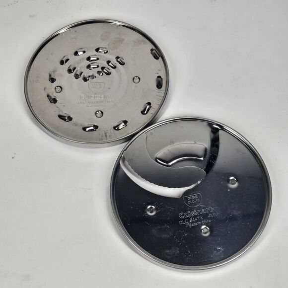 Cuisinart DLC-844TX 4mm & DLC-837TX Medium Disc Blades DLC-8 DLC-10 - Picture 1 of 7